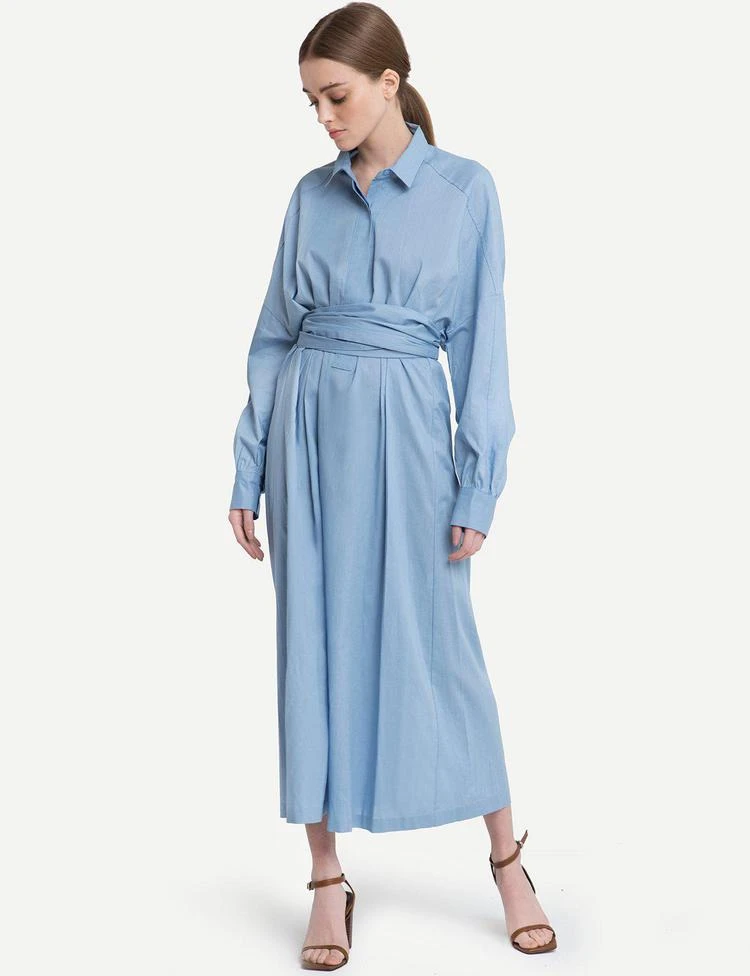 商品Pixie Market|Charme Wrap Shirt Dress,价格¥512,第1张图片