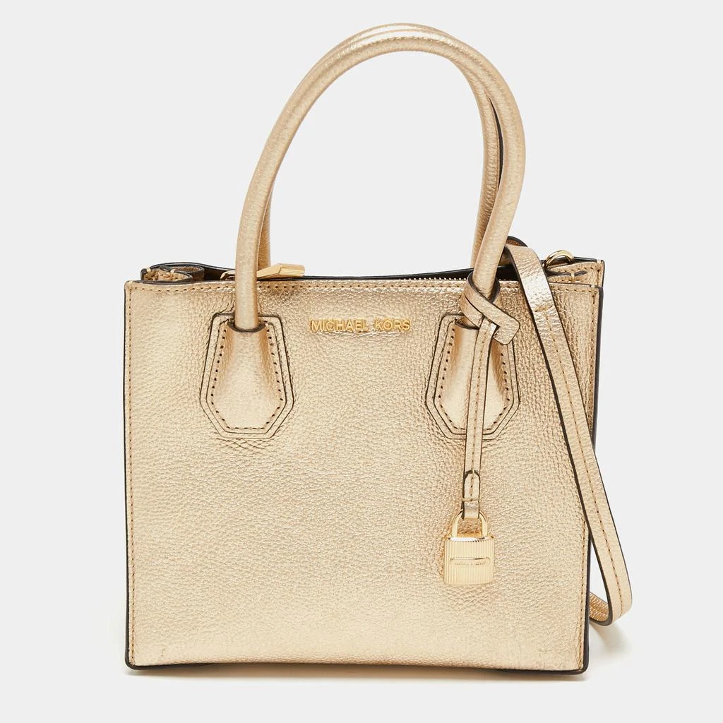 商品[二手商品] Michael Kors|Michael Kors Gold Leather Mercer Tote,价格¥1628,第1张图片