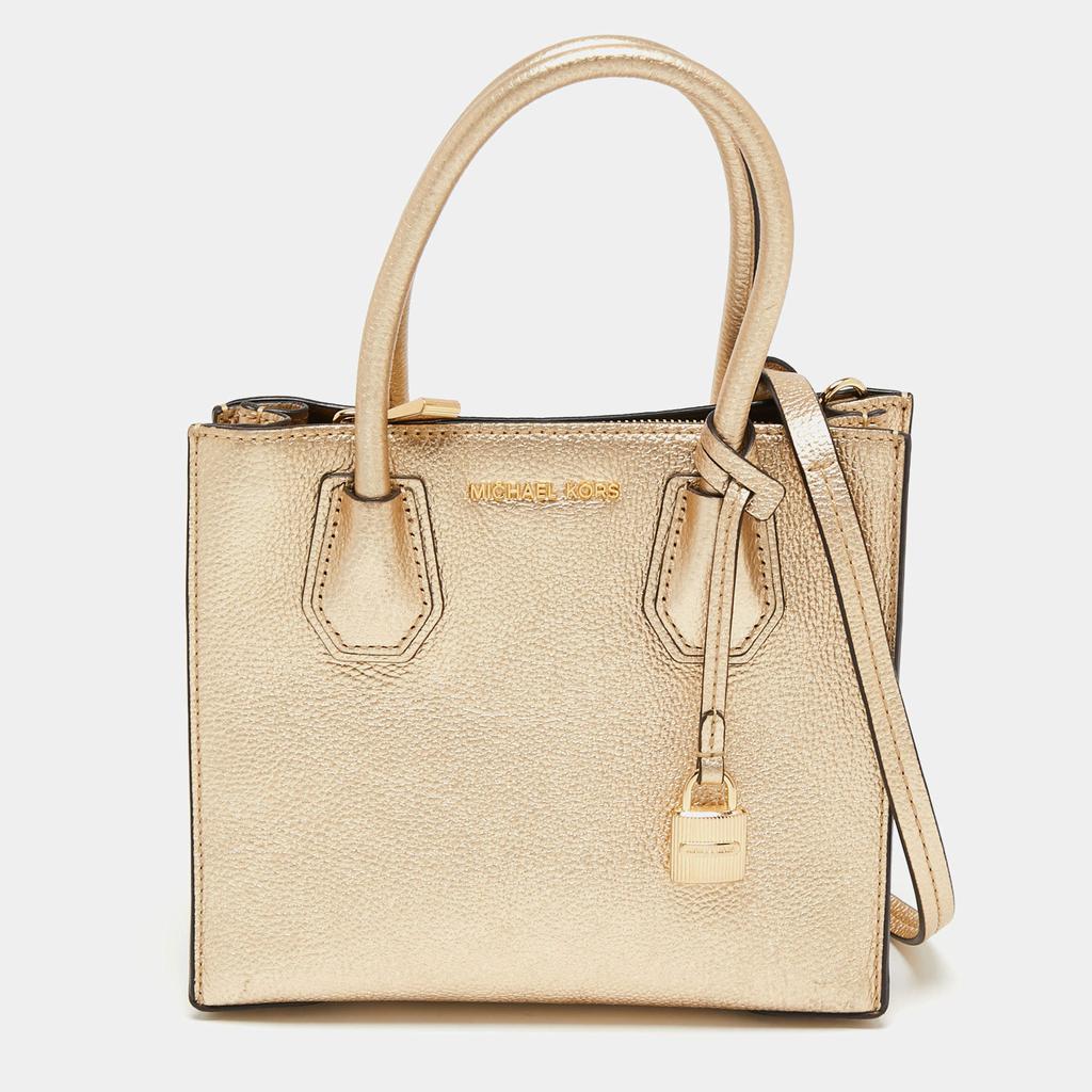 商品[二手商品] Michael Kors|Michael Kors Gold Leather Mercer Tote,价格¥1768,第1张图片