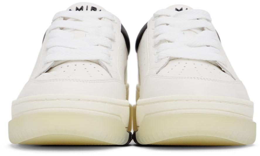 商品AMIRI|White & Black Stadium Low Sneakers,价格¥3743,第4张图片详细描述