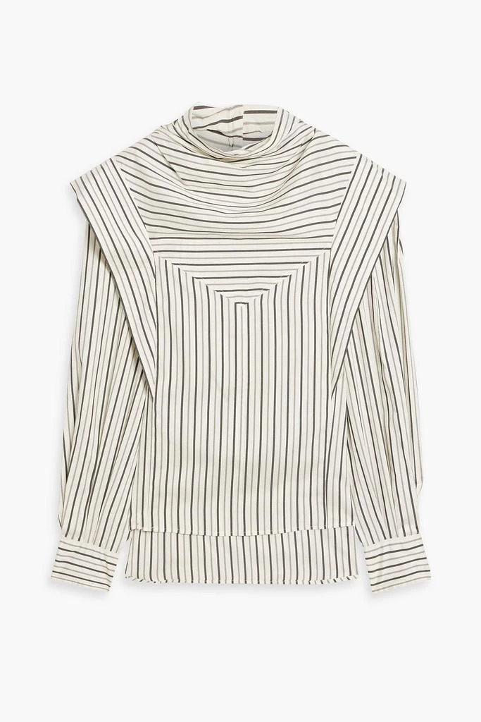 商品Isabel Marant|女式 Bianca 条纹真丝绉纱衬衫,价格¥1114,第1张图片