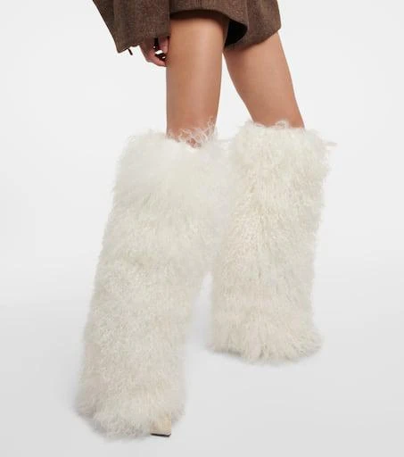 商品Paris Texas|Shearling over-the-knee boots,价格¥13980,第4张图片详细描述