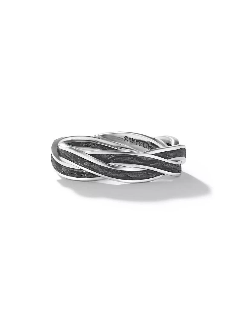 商品David Yurman|DY Helios™ Band Ring in 18K White Gold,价格¥20229,第1张图片