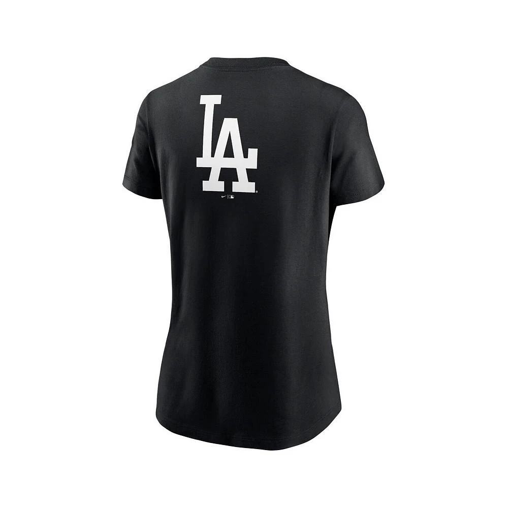 商品NIKE|Women's Black Los Angeles Dodgers Over Shoulder T-shirt,价格¥302,第3张图片详细描述