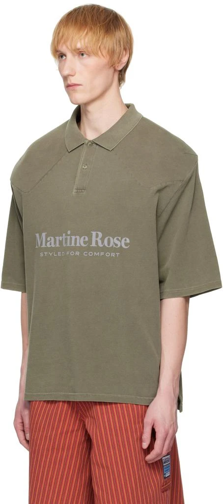 商品Martine Rose|Khaki Padded Polo,价格¥2871,第4张图片详细描述