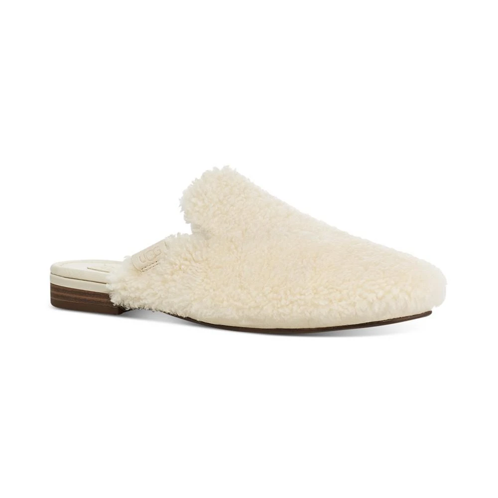 商品UGG|Women's Janaya Cozy Genuine Sheepskin-Topped Mules,价格¥389,第1张图片