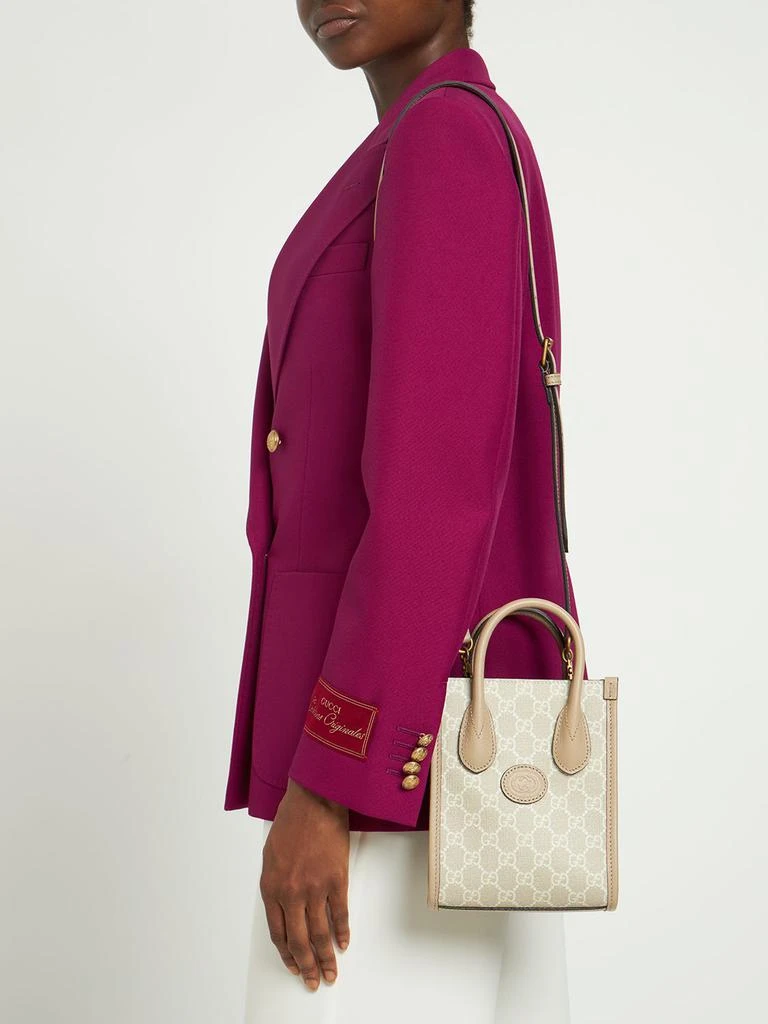 商品Gucci|Gg Supreme Mini Canvas Tote,价格¥11523,第1张图片详细描述