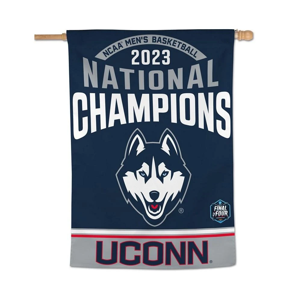 商品Wincraft|UConn Huskies 2023 NCAA Men's Basketball National Champions One-Sided 28'' x 40'' Vertical Banner,价格¥224,第1张图片