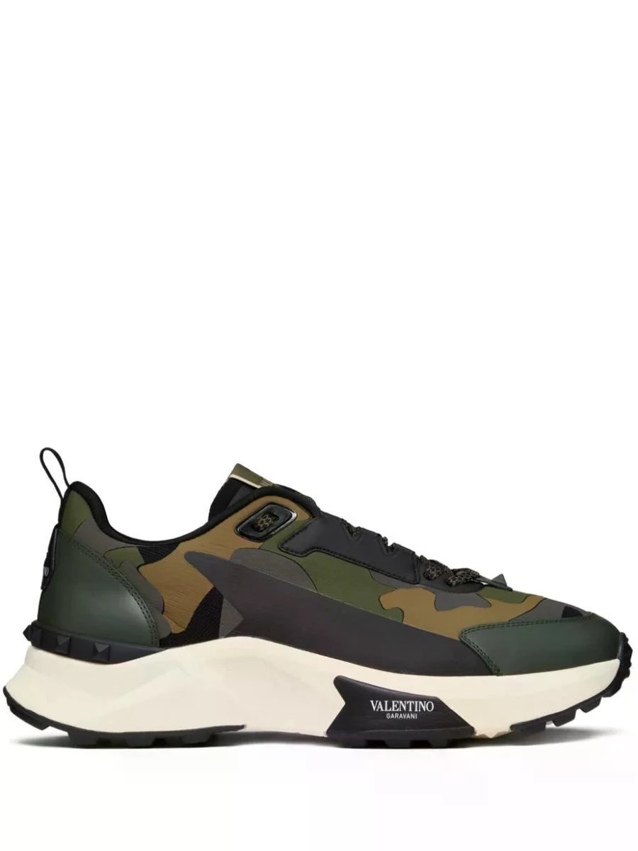 商品【商品预售7天】 Valentino|Valentino 男士运动鞋 5Y2S0I62UPSZH9-7 绿色,价格¥3966,第1张图片