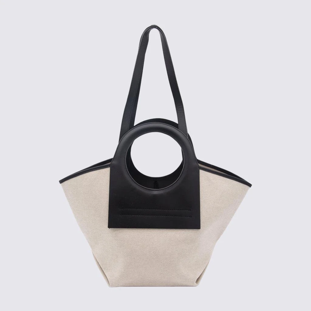 商品Hereu|HEREU BEIGE LEATHER CALA TOP HANDLE BAG,价格¥1805,第2张图片详细描述