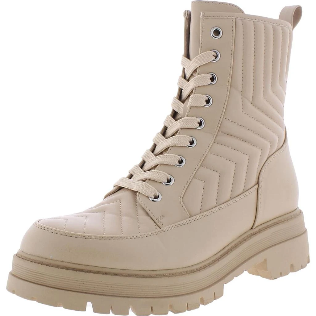 商品Marc Fisher|Marc Fisher Womens Pierce  Round Toe Ankle Combat & Lace-up Boots,价格¥92,第1张图片