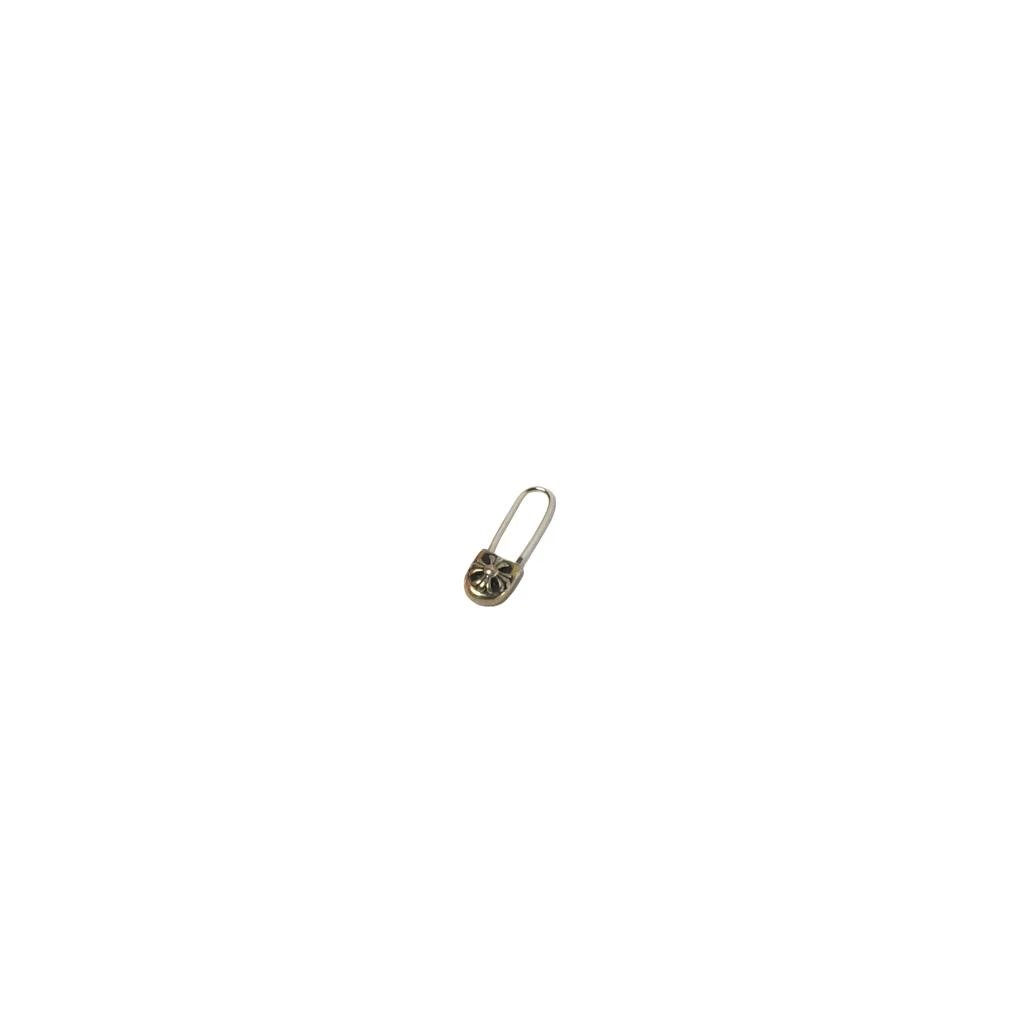 商品Chrome Hearts|Chrome Hearts Safety Pin Earring Silver,价格¥4599,第1张图片