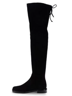 商品Stuart Weitzman|Lowland Over-The-Knee Suede Boots,价格¥1444,第4张图片详细描述