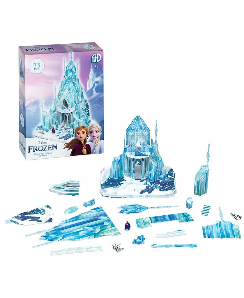 商品University Games|4D Cityscape Disney Frozen Elsa's Ice Palace 3D Puzzle, 73 Pieces,价格¥262,第2张图片详细描述