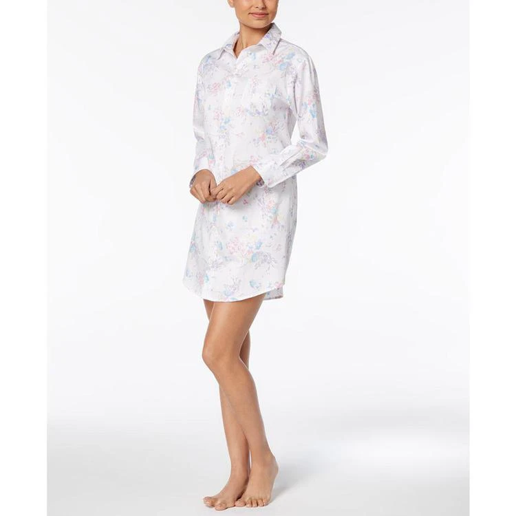 商品Ralph Lauren|Floral-Print Cotton Sleepshirt,价格¥306,第1张图片