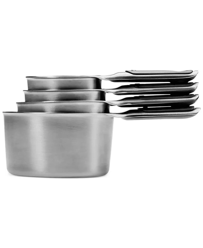 商品OXO|Good Grips Set of 4 Stainless Steel Magnetic Measuring Cups,价格¥171,第2张图片详细描述