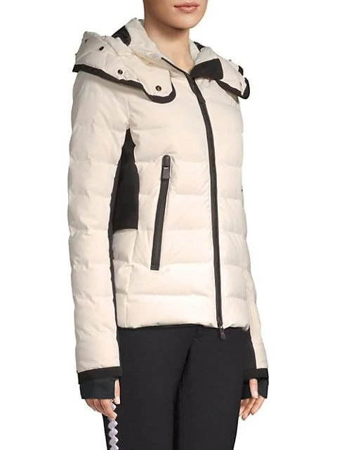 商品Moncler|Lamoura Quilted 狐狸毛滑雪连帽羽绒服,价格¥16752,第4张图片详细描述
