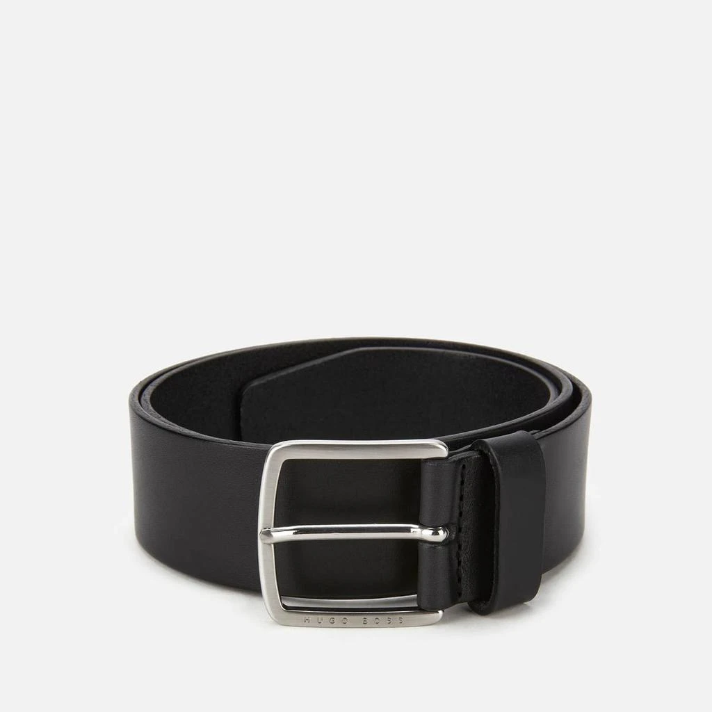 商品Hugo Boss|BOSS Men's Pin Buckle Vegetable Tanned Leather Belt - Black,价格¥275,第1张图片