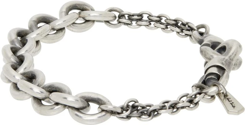 商品Paul Smith|Silver Chunky Chain Bracelet,价格¥692,第3张图片详细描述