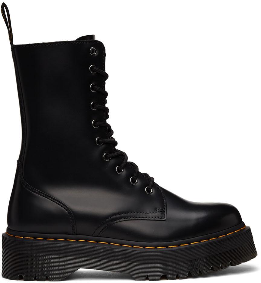 Black Jadon Hi Platform Boots商品第1张图片规格展示