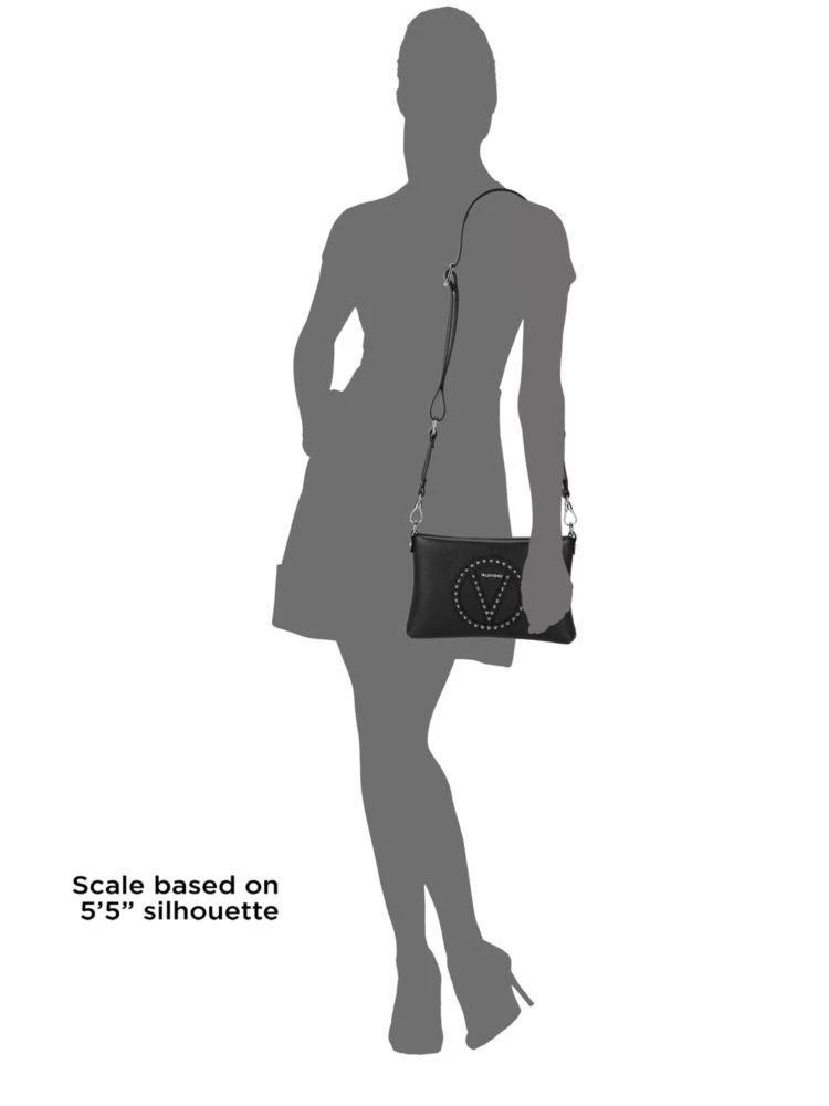 商品Mario Valentino|Vanile Studded Leather Shoulder Bag,价格¥1691,第3张图片详细描述