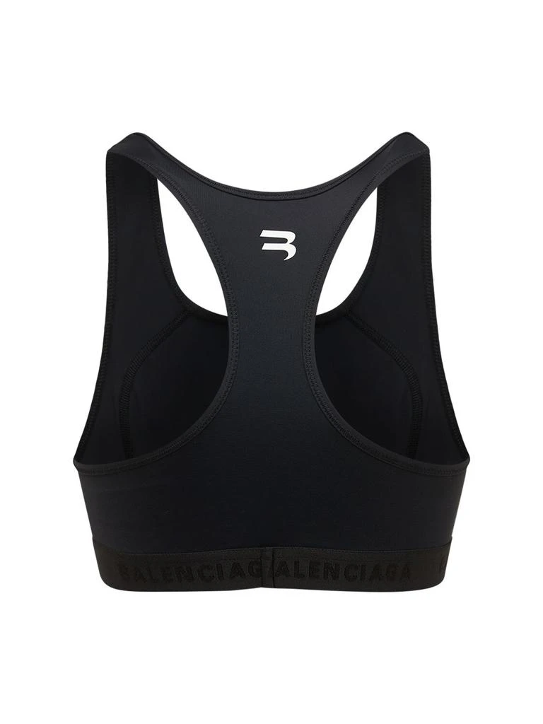商品Balenciaga|Stretch Tech Cropped Sport Bra,价格¥3849,第4张图片详细描述