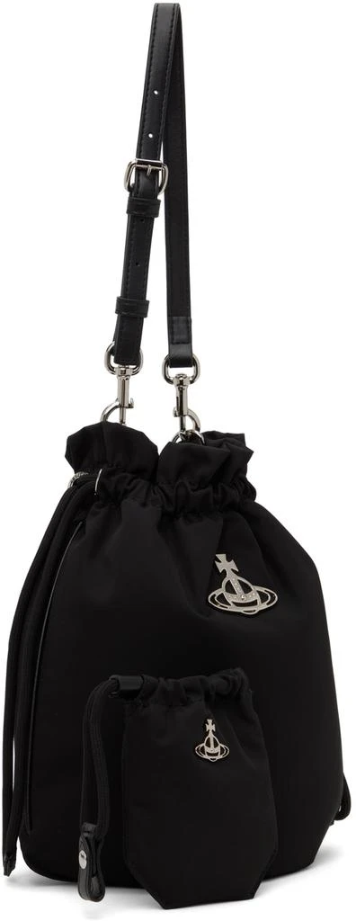 商品Vivienne Westwood|Black Re-Nylon Drawstring Bag,价格¥3129,第2张图片详细描述