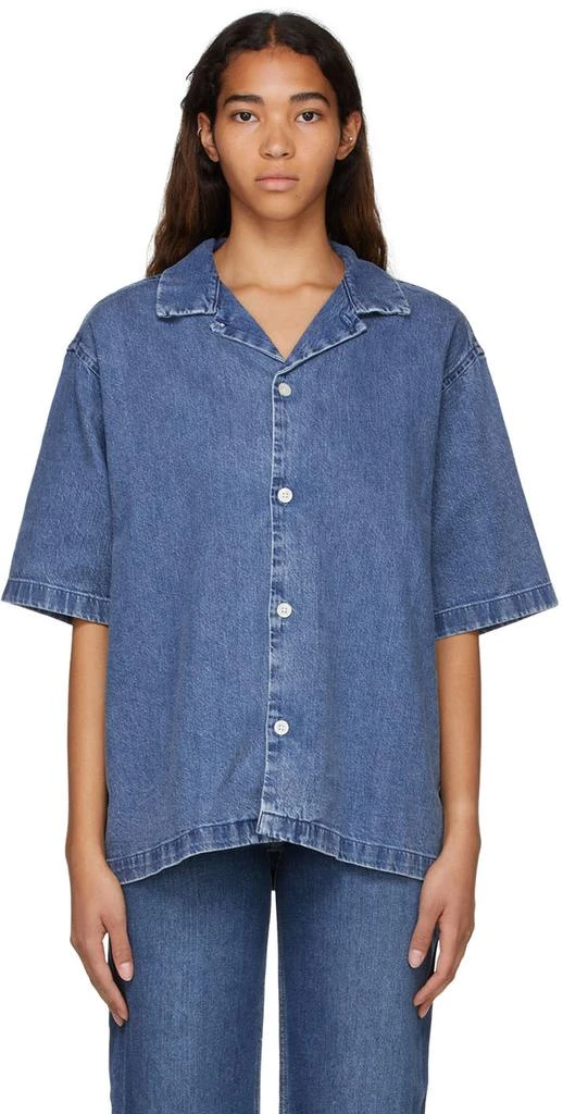 商品Levi's|Blue Cotton Shirt,价格¥348,第1张图片