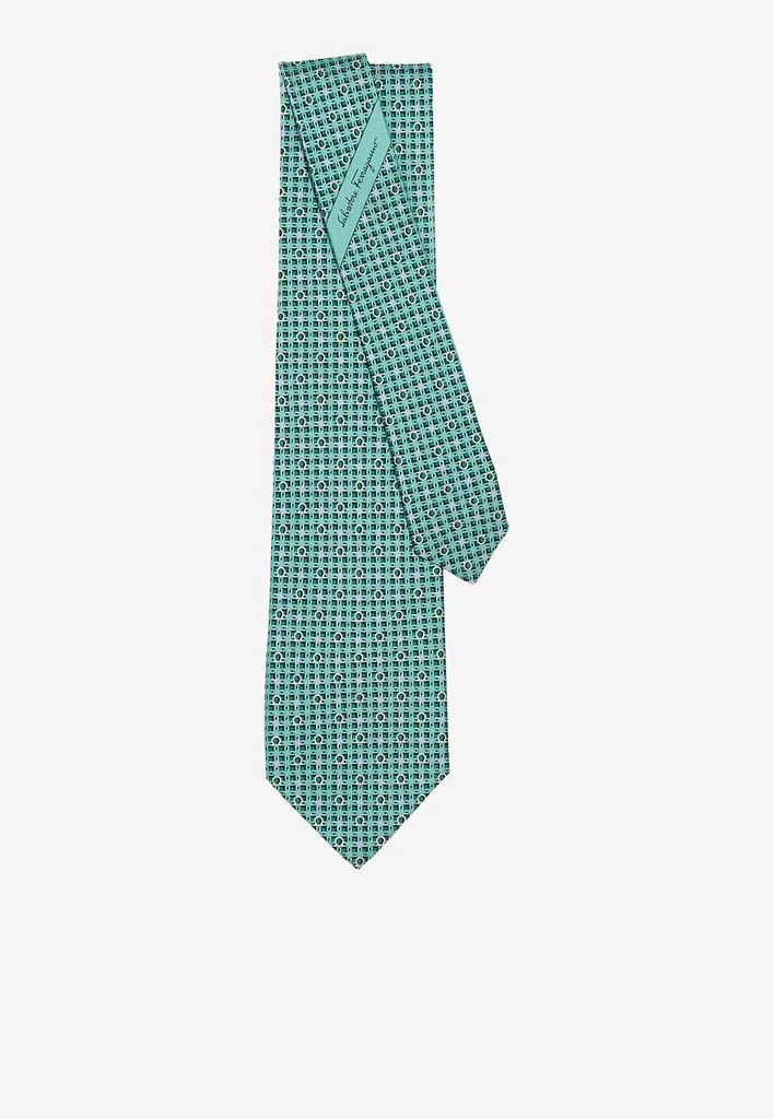 商品Salvatore Ferragamo|Patterned Gancini Silk Tie,价格¥1267,第2张图片详细描述
