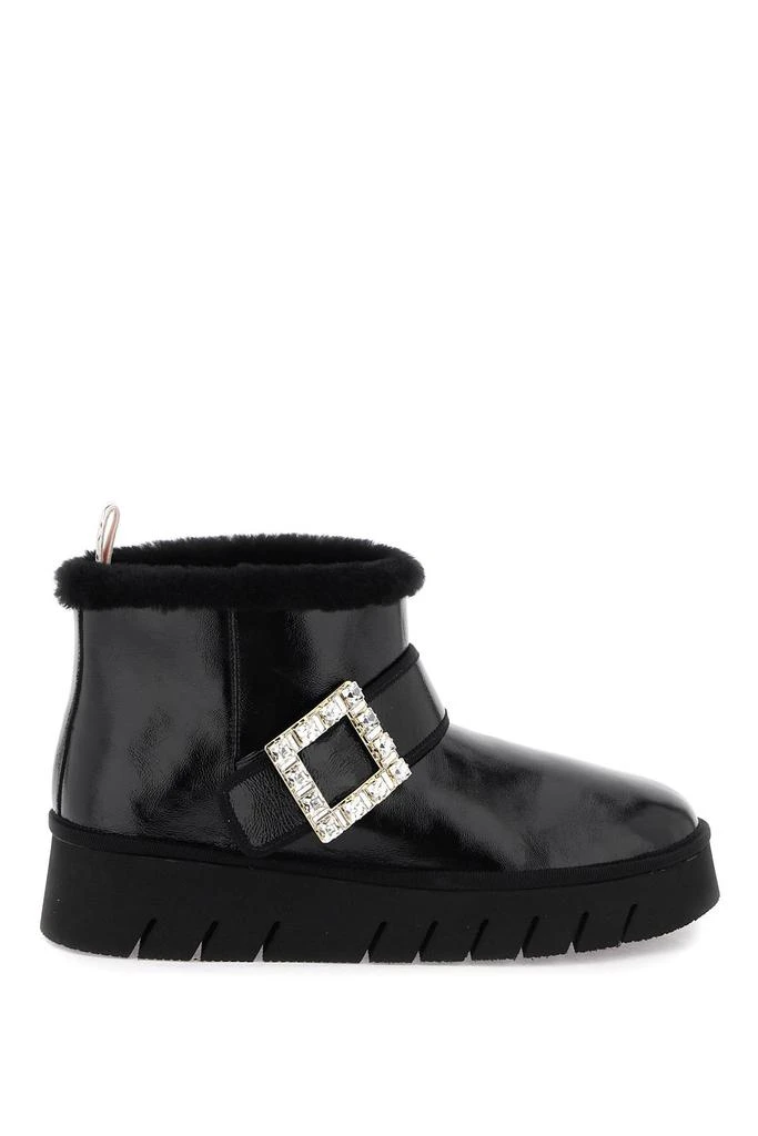 商品Roger Vivier|Roger vivier low ankle boots with strass buckle,价格¥6666,第1张图片