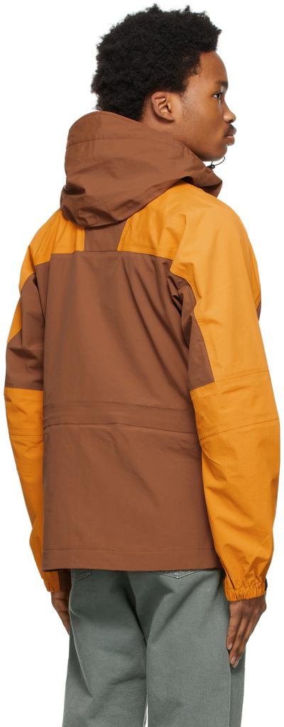 Brown & Orange Color Block Jacket商品第3张图片规格展示