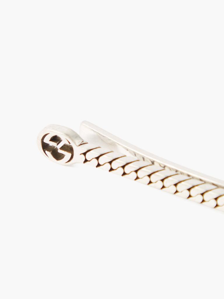 商品Gucci|GG sterling-silver tie bar,价格¥1880,第5张图片详细描述