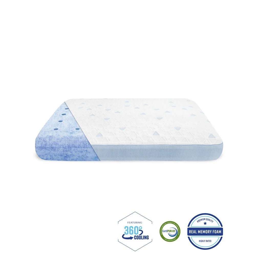 Cold Touch Gusseted Gel-Infused Memory Foam Pillow - Oversized 商品