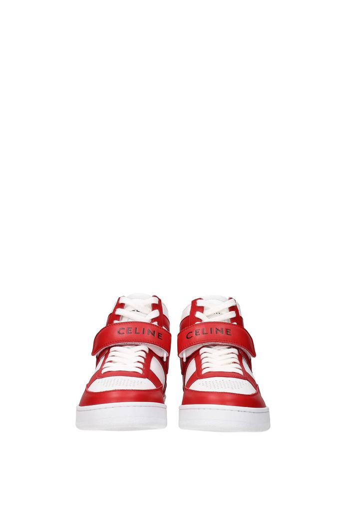 Sneakers Leather Red Optic White商品第3张图片规格展示