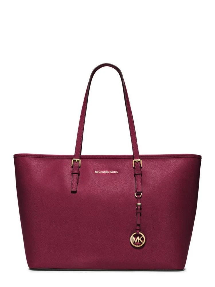 商品Michael Kors|Jet Set Medium Saffiano Leather Travel Tote,价格¥1695,第1张图片