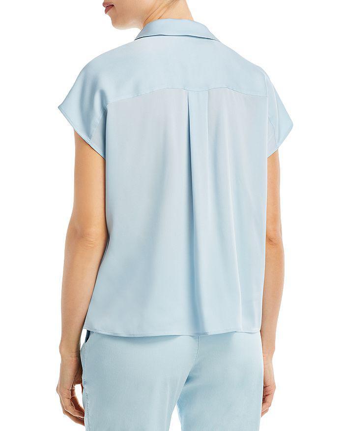 商品Hugo Boss|Breta Short Sleeve Blouse,价格¥607,第4张图片详细描述