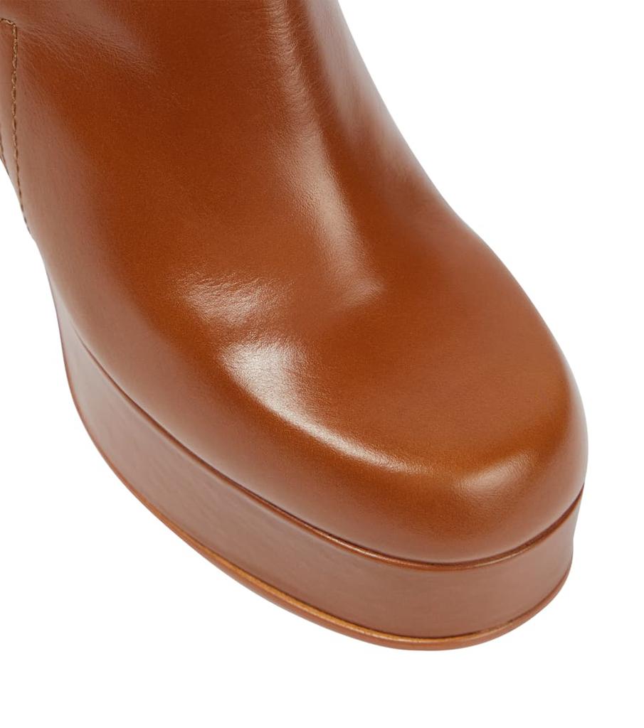 Lyna皮革厚底及踝靴商品第6张图片规格展示