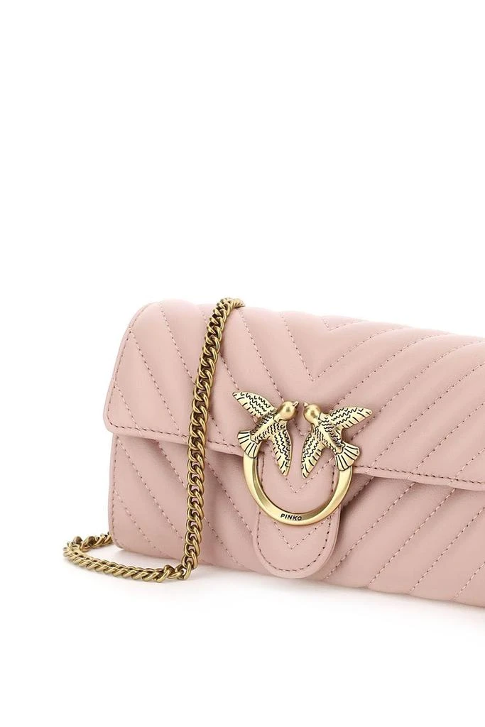 商品PINKO|CHEVRON CLUTCH WITH SHOULDER STRAP,价格¥1145,第3张图片详细描述