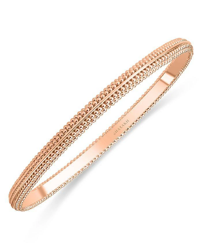 商品HARAKH|Sunlight Beaded Bangle Bracelet in 18K Rose Gold,价格¥58302,第1张图片