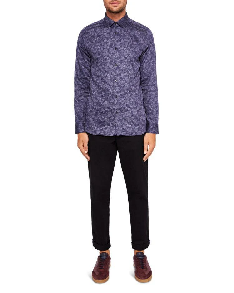 商品Ted Baker London|Ted Baker Marais Double Sided Regular Fit Button-Down Shirt,价格¥571,第3张图片详细描述