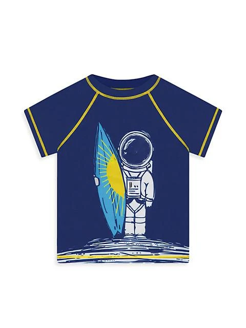 商品Andy & Evan|Little Boy's 2-Piece Rashguard T-Shirt &amp; Boardshort Set,价格¥224,第3张图片详细描述