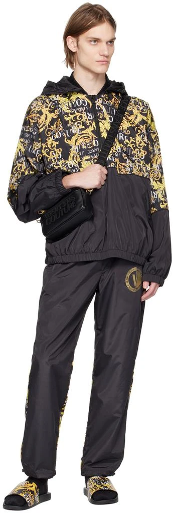 商品Versace|Black Bonded Trousers,价格¥2262,第4张图片详细描述