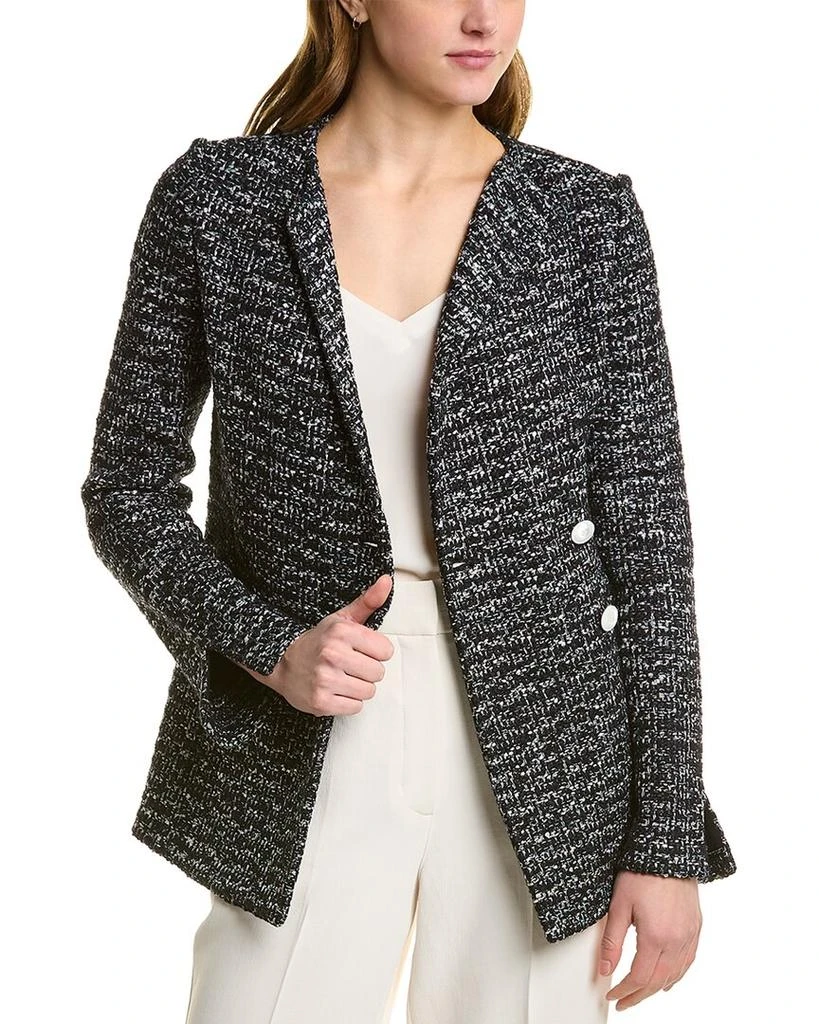 商品St. John|St. John Tweed Wool-Blend Jacket,价格¥2867,第3张图片详细描述