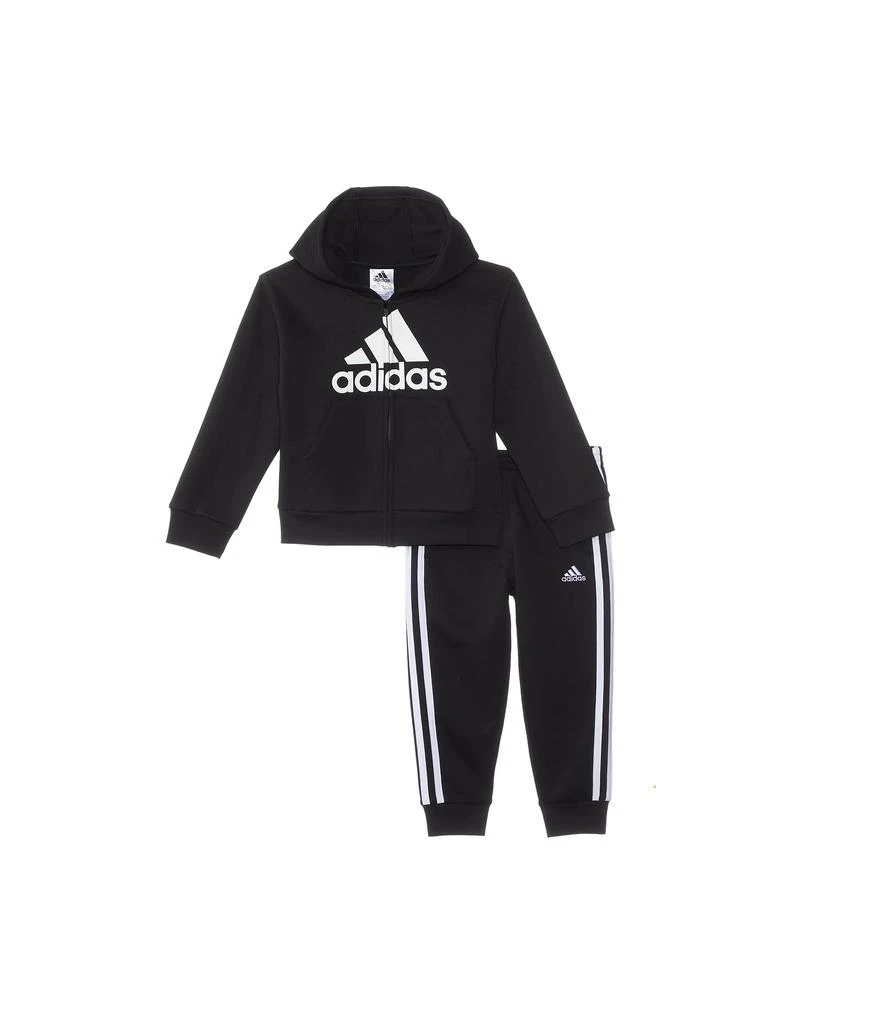 商品Adidas|Hooded Fleece Jacket Set (Toddler/Little Kids/Big Kids),价格¥409,第1张图片