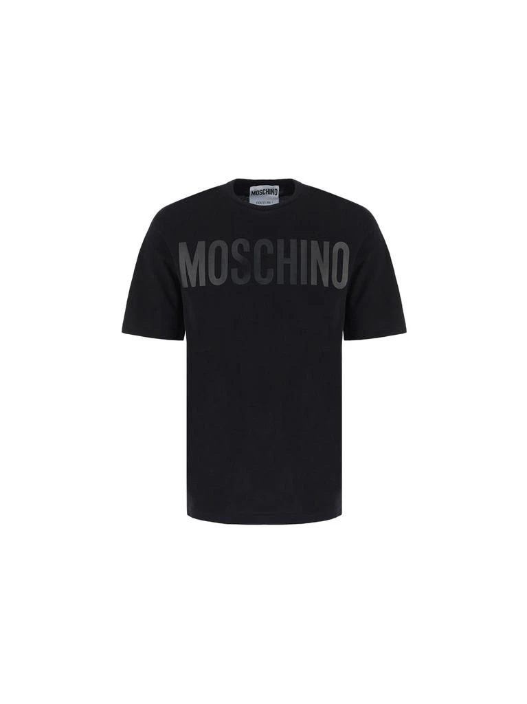 商品Moschino|Moschino Mens Black Other Materials T-Shirt,价格¥1986,第1张图片