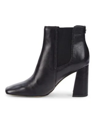 商品Sam Edelman|Chiara Leather Block Heel Booties,价格¥712,第4张图片详细描述