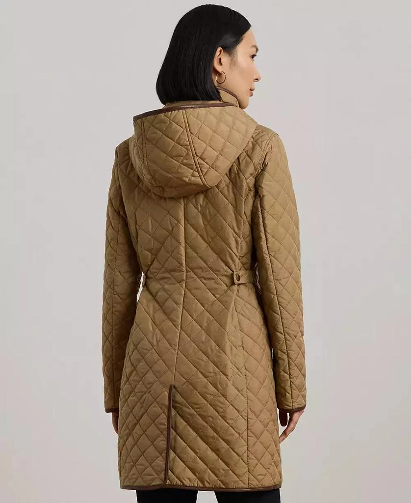 商品Ralph Lauren|女款中长款菱形绗缝外套,价格¥1760,第2张图片详细描述