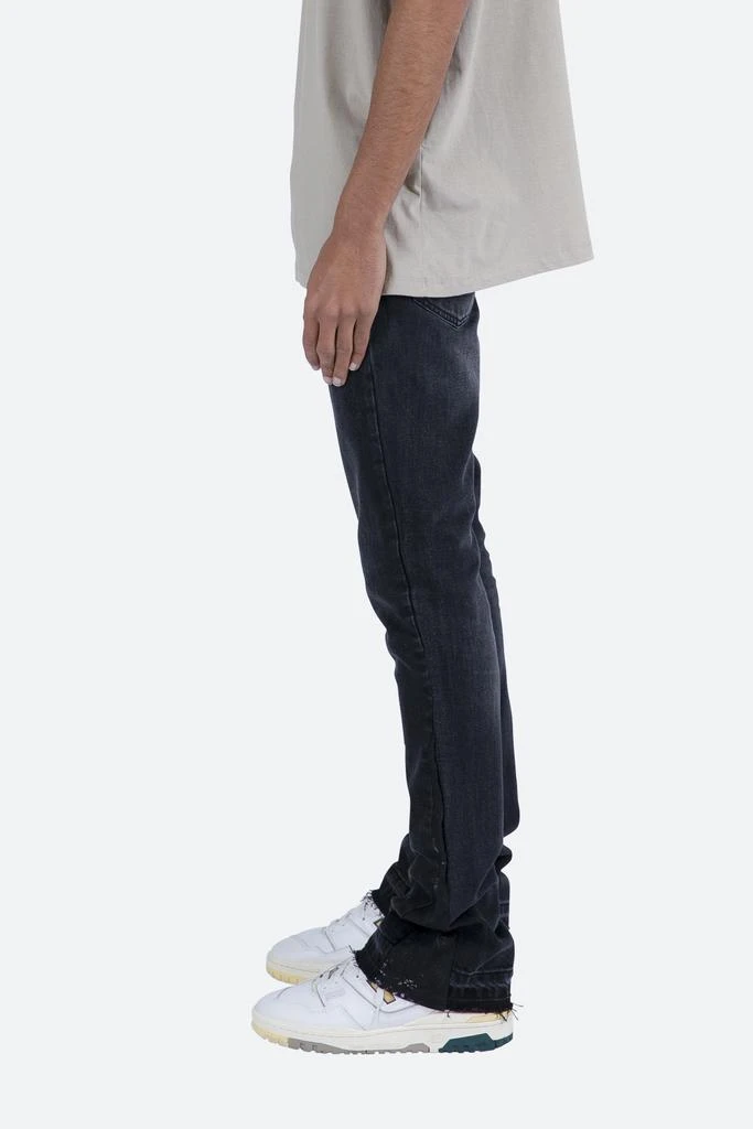 商品MNML|B167 Paisley Flare Denim - Black,价格¥483,第4张图片详细描述