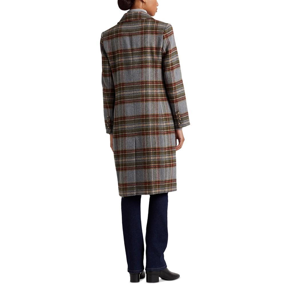 商品Ralph Lauren|Petite Double-Breasted Walker Coat, Created for Macy's,价格¥2574,第4张图片详细描述