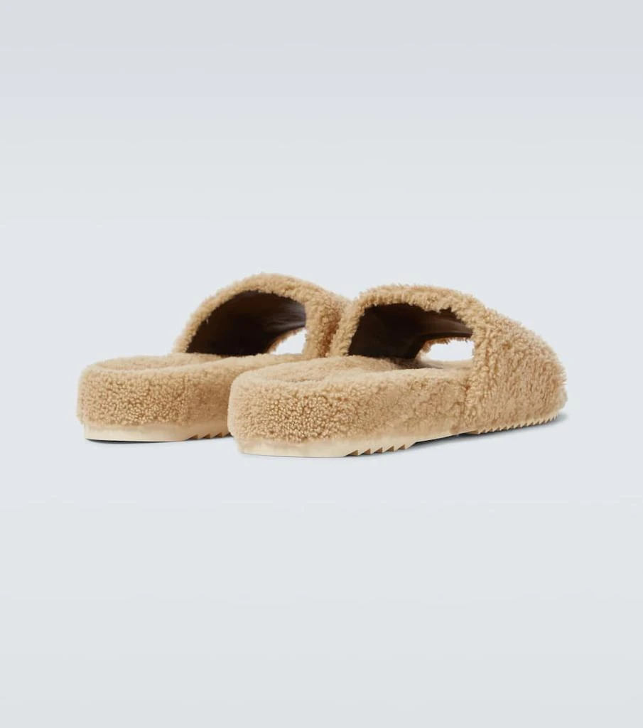 The North Face x Gucci羊毛皮凉拖鞋 商品
